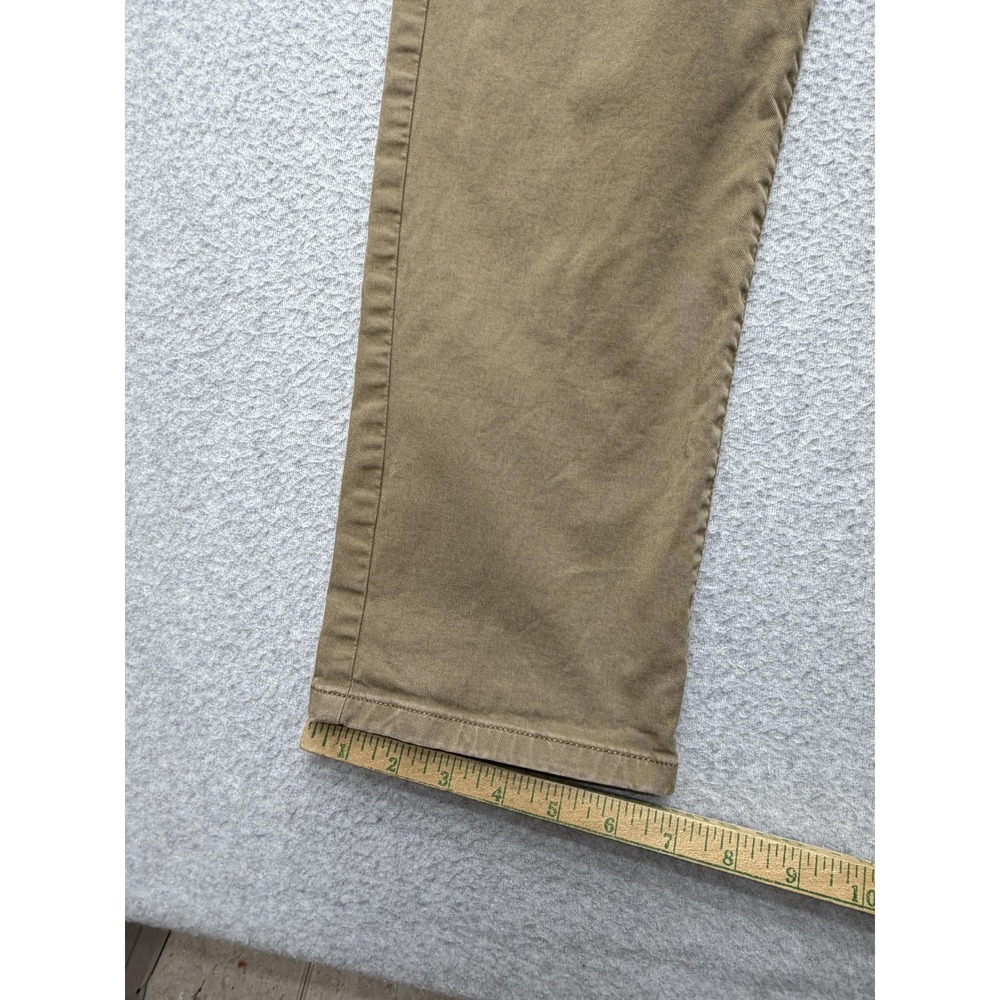 Flint and Tinder Pants Mens 33x30 Khaki Slim Fit Stretch Twill Chino 5 Pocket - Picture 5 of 14